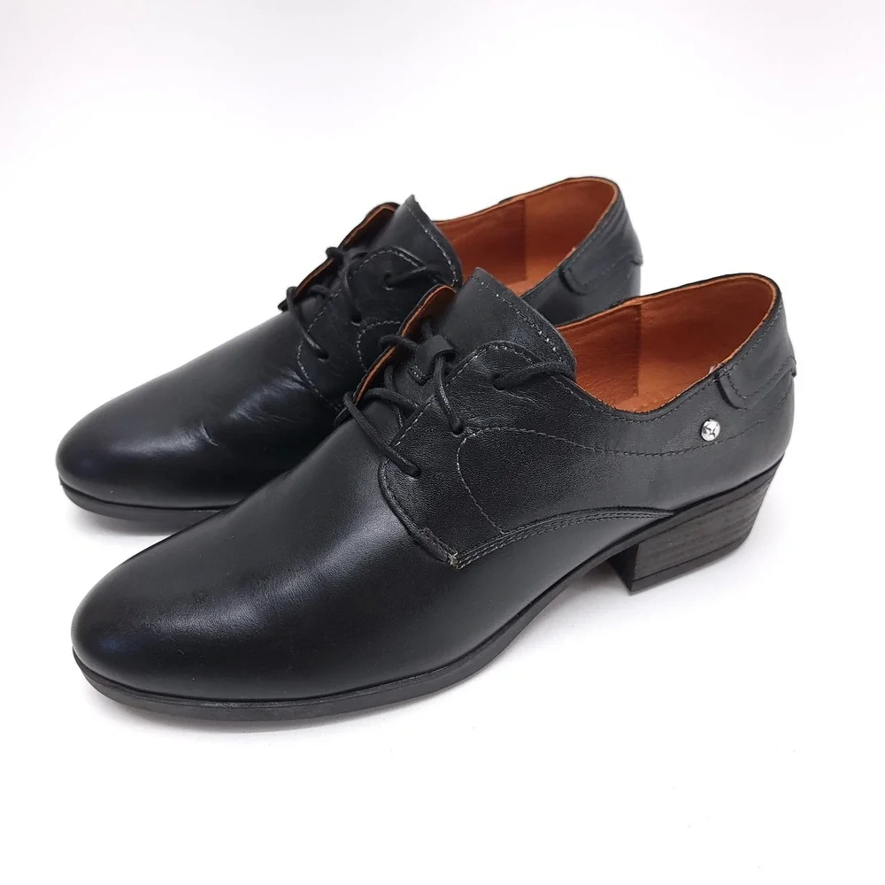 Pikolinos Daroca‎ Bootie W1U-5992 Women's Size 41 Ankle Bootie Black Leather